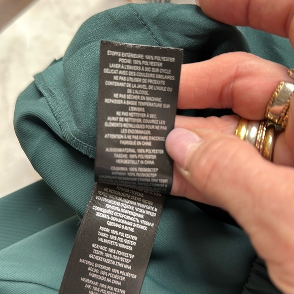 Ted Baker NWT Teal Wide Leg Pull on Trouser Size 0/XS - Picture 15 of 15